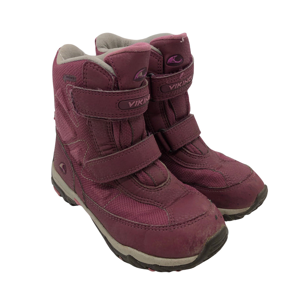Unisex Viking - Talvikengät, koko 33 - Viininpunainen (2)