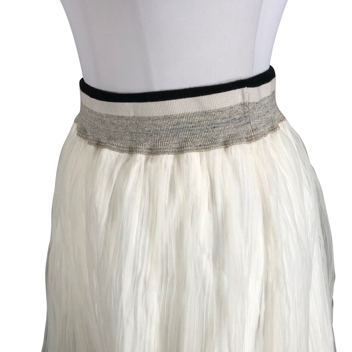 Naisten Brunello Cucinelli - Tyllihame, koko 34 - Luonnonvalkoinen (3)