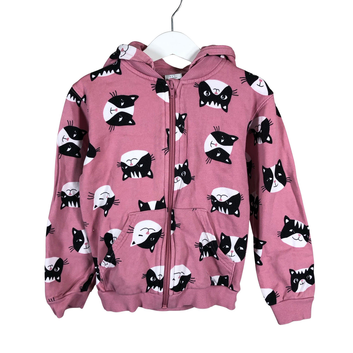 Tyttöjen Polarn O. Pyret - Huppari, koko 110 - 116 - Pinkki (1)