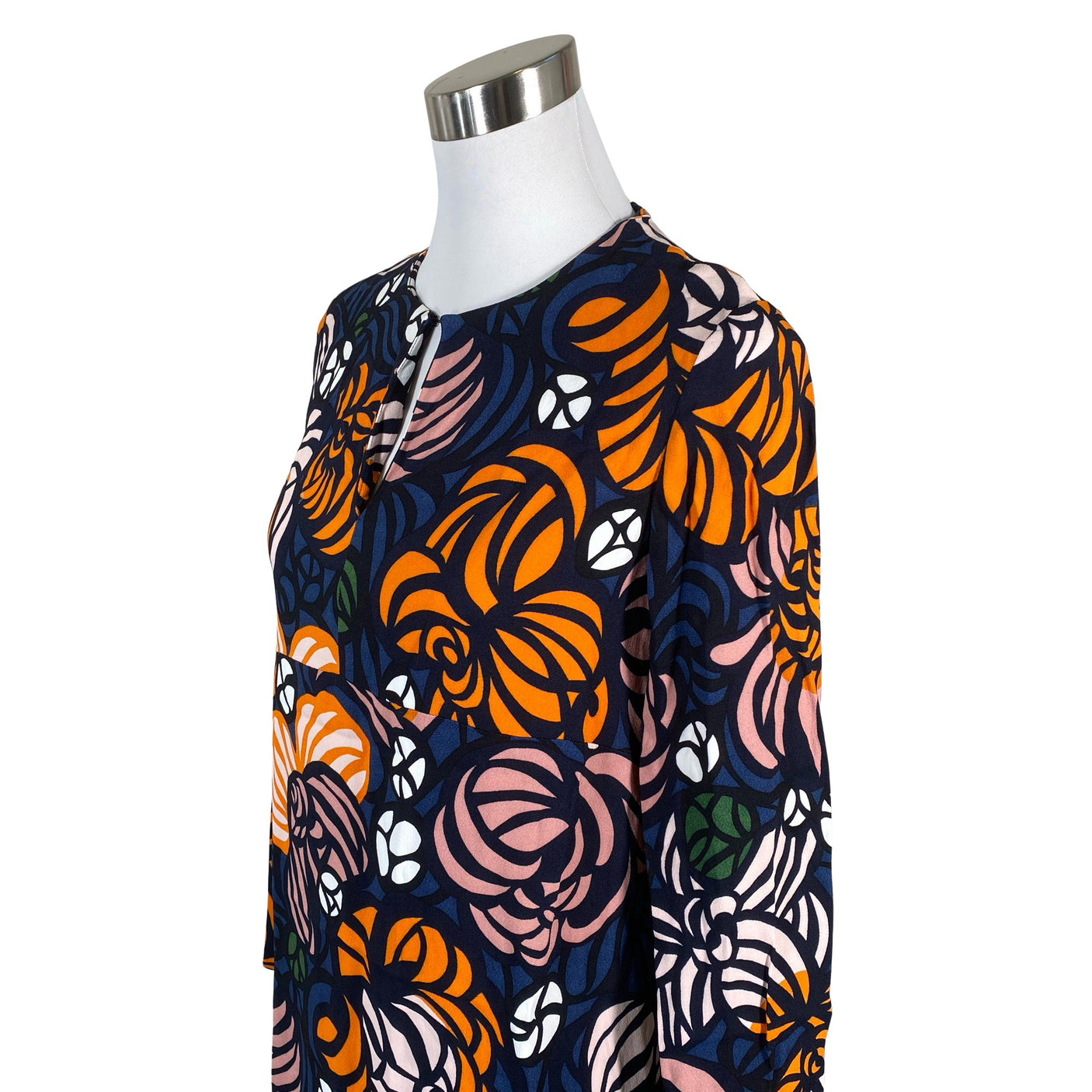 Naisten Marimekko - Sifonkimekko, koko 38 - Sininen (3)