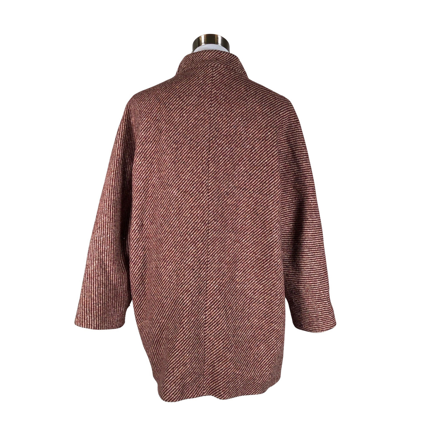 Naisten Massimo Dutti - Villakangastakki, koko 38 - Punainen (2)