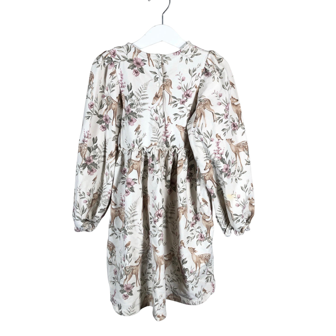 Tyttöjen Newbie - Collegemekko, koko 122 - 128 - Luonnonvalkoinen (2)