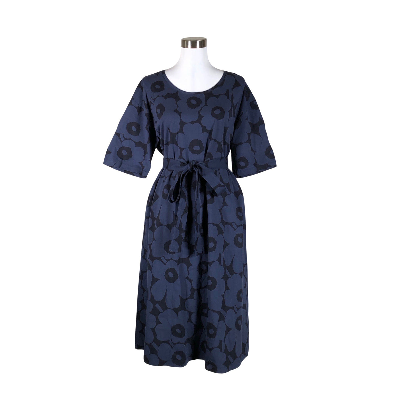 Naisten Marimekko - Trikoomekko, koko 38 - Sininen (1)