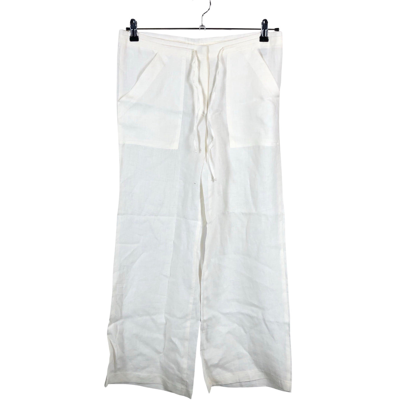 Naisten Marimekko - Kangashousut, koko 36 - Luonnonvalkoinen (1)