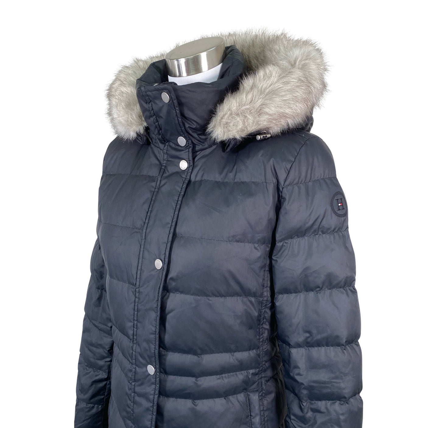Naisten Tommy Hilfiger - Untuvatakki, koko 38 - Musta (3)