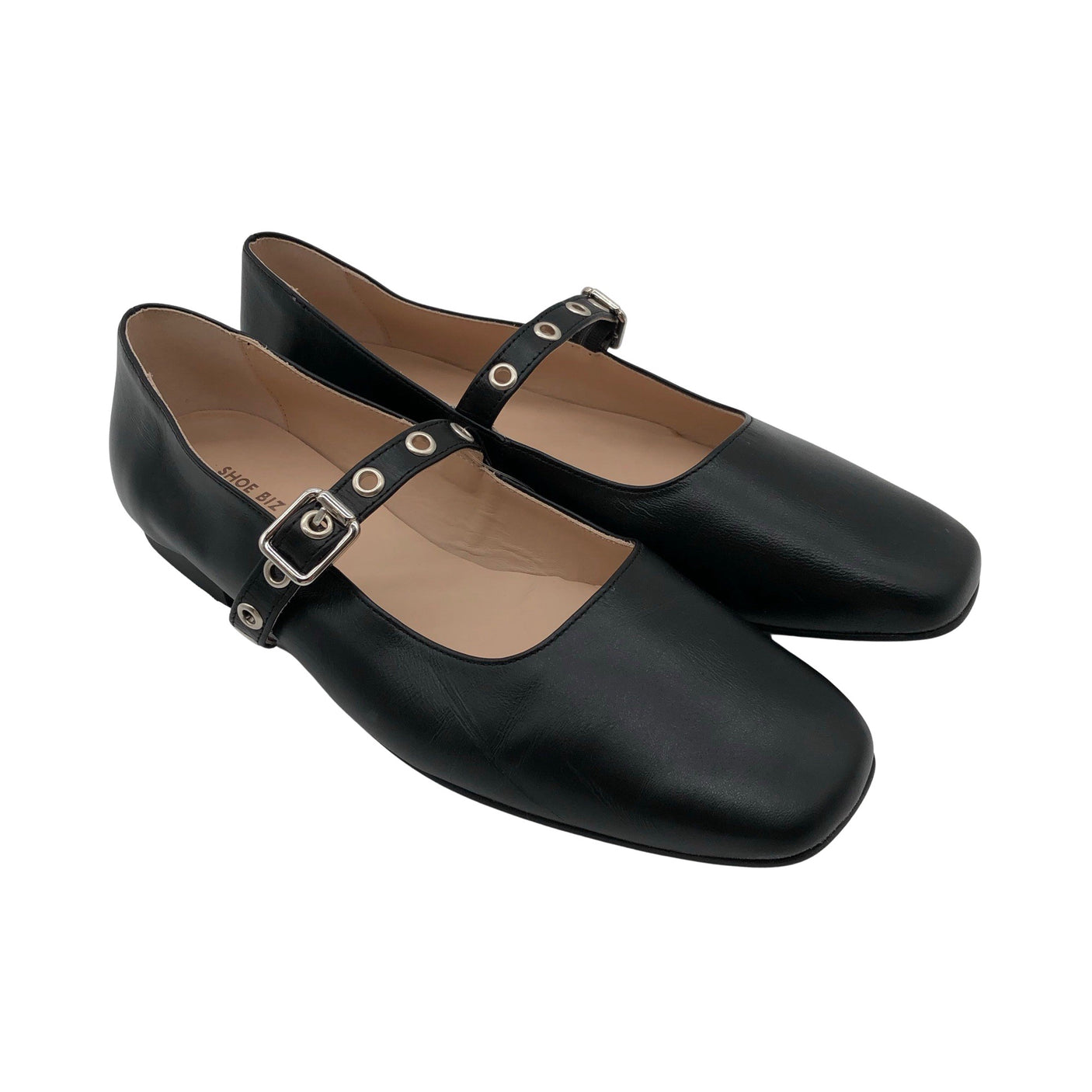 Naisten Shoe Biz - Ballerinat, koko 41 - Musta (3)