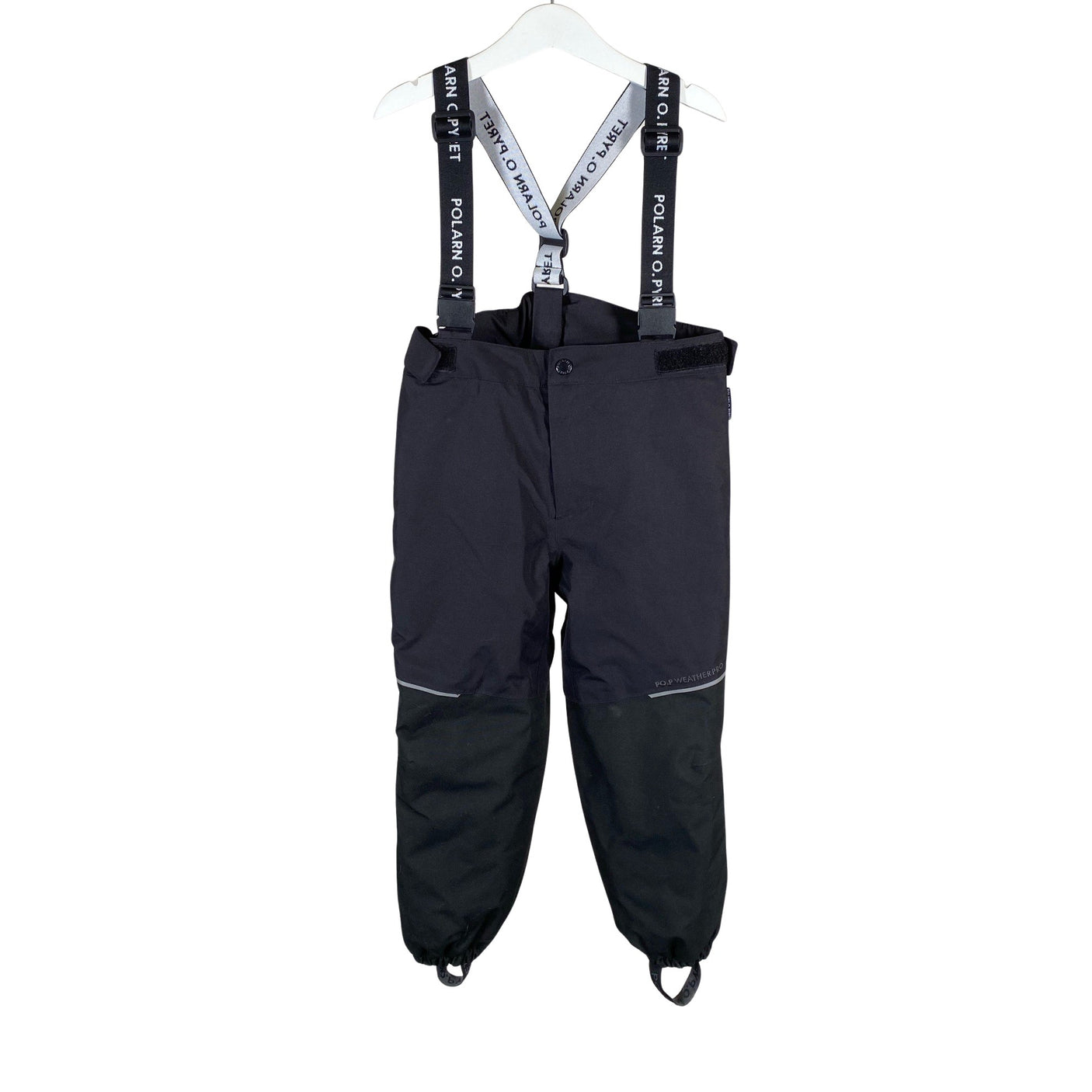 Unisex Polarn O. Pyret - Toppahousut, koko 110 - 116 - Musta (1)
