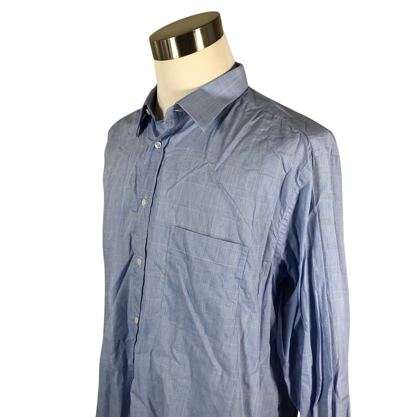 Miesten Brioni - Kauluspaita, koko XXL - Vaaleansininen (3)