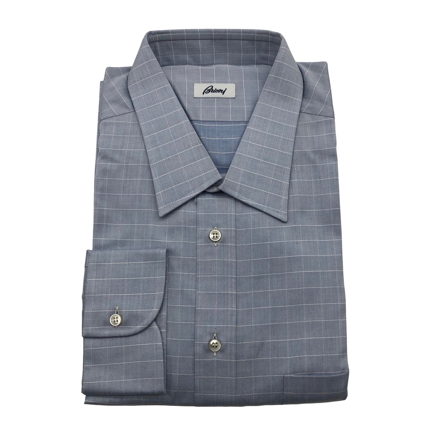 Miesten Brioni - Kauluspaita, koko XXL - Vaaleansininen (1)