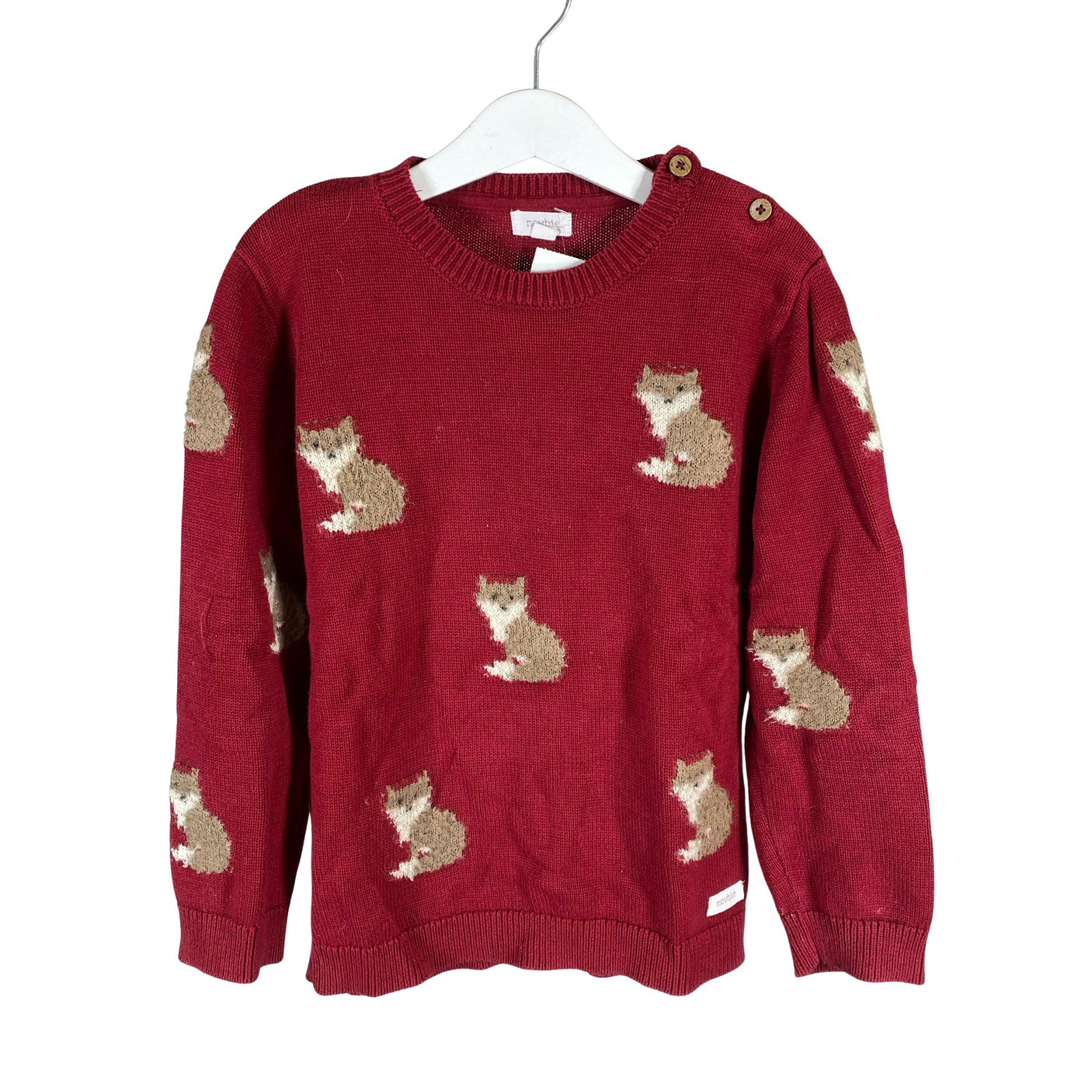 Unisex Newbie - Neulepaita, koko 122 - 128 - Vaaleansininen (1)