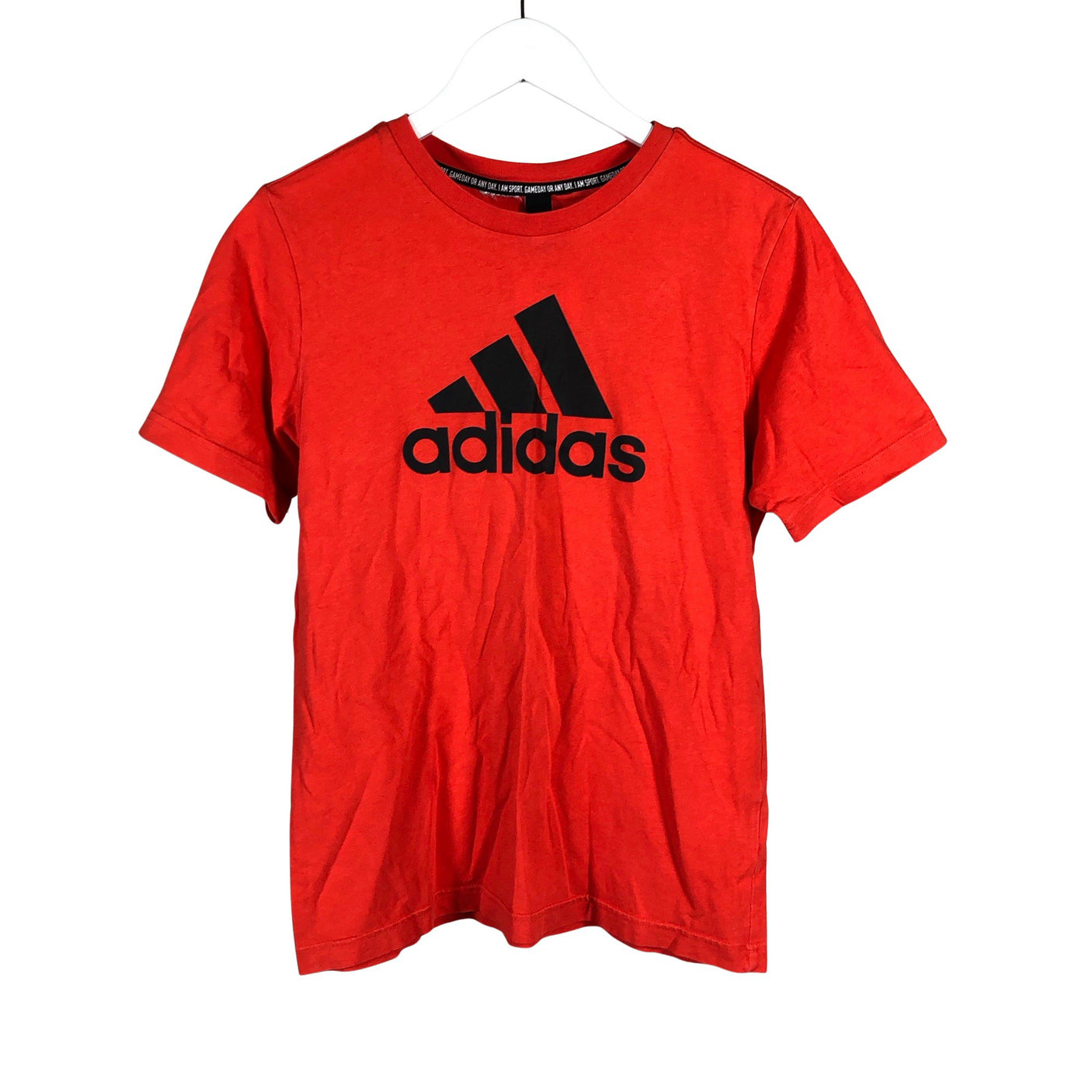 Unisex Adidas - T-paita, koko 164 - 170 - Punainen (1)