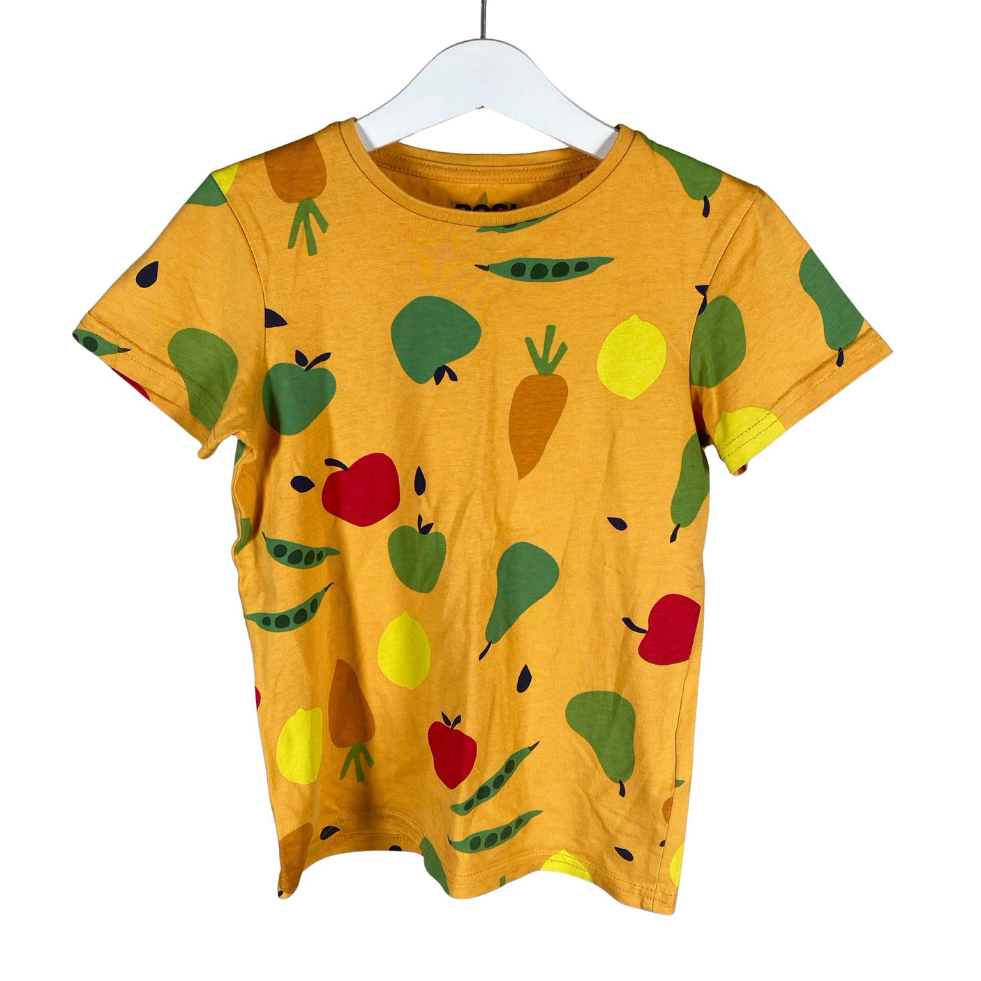 Unisex Bogi - T-paita, koko 116 - 122 - Keltainen (1)