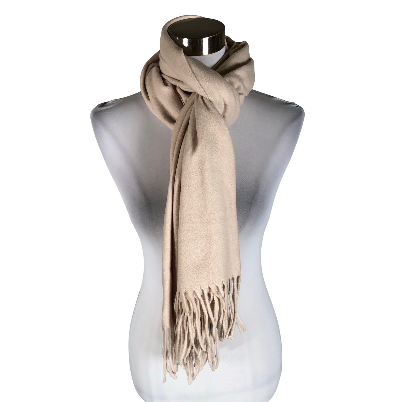 Naisten Andiata - Huivi, koko Midi - Beige (2)