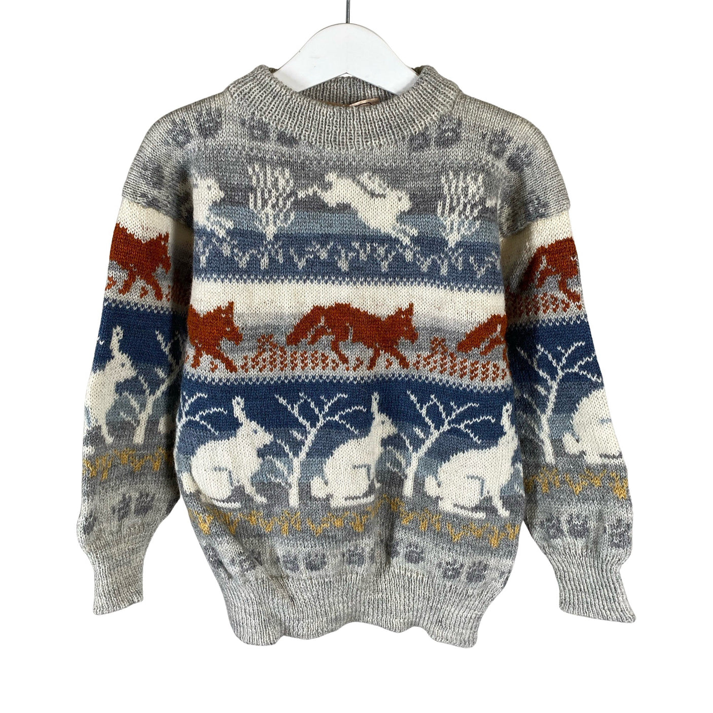 Unisex Handmade - Neulepaita, koko 134 - 140 - Harmaa (1)