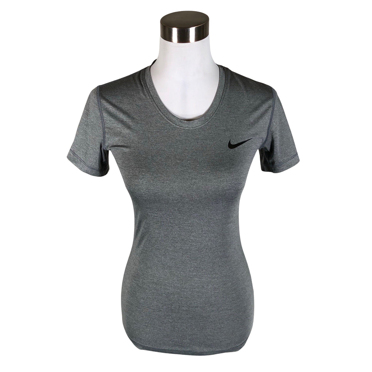 Naisten Nike - Urheilupaita, lyhyet hihat, koko 36 - Harmaa (1)