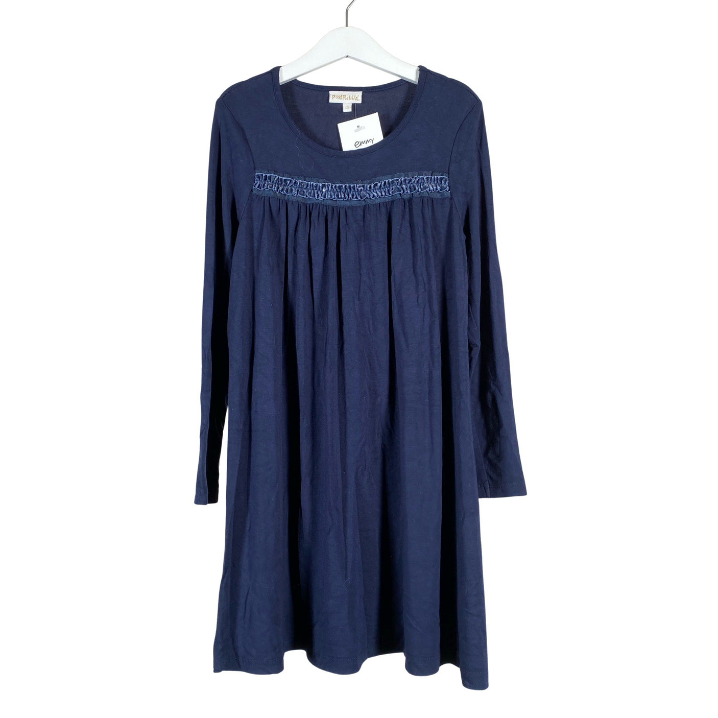 Tyttöjen POMPdeLUX - Trikoomekko, koko 122 - 128 - Sininen (1)