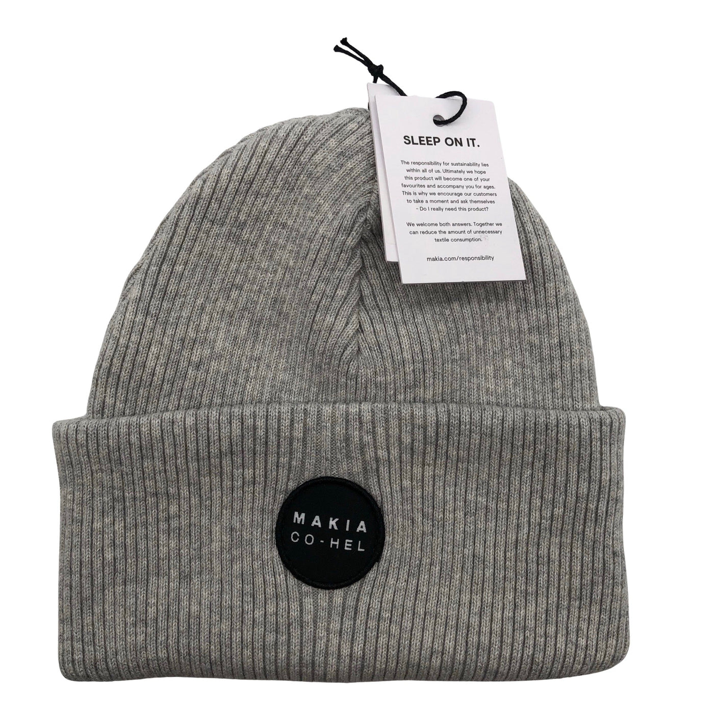 Unisex Makia - Ohut pipo, koko 44 - 46 cm - Harmaa (1)