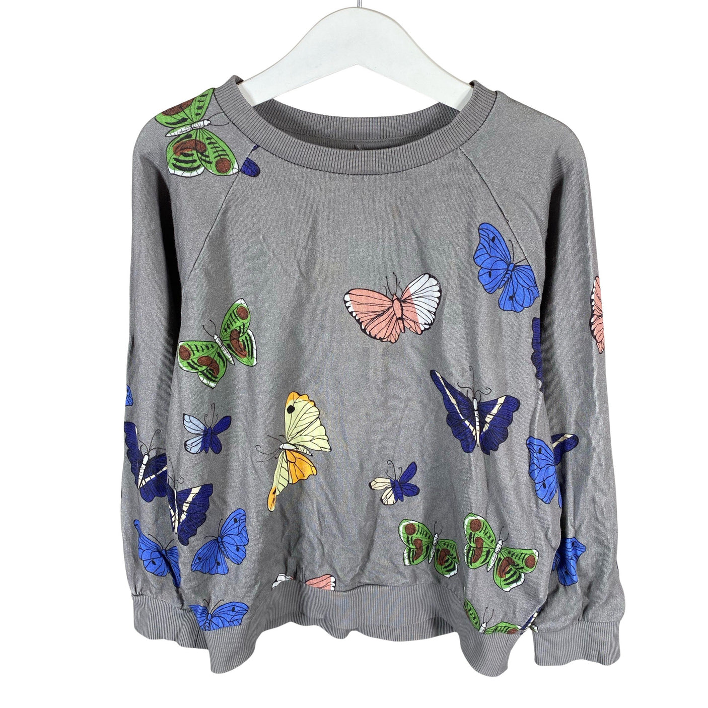 Unisex Mini Rodini - Collegepaita, koko 122 - 128 - Harmaa (1)