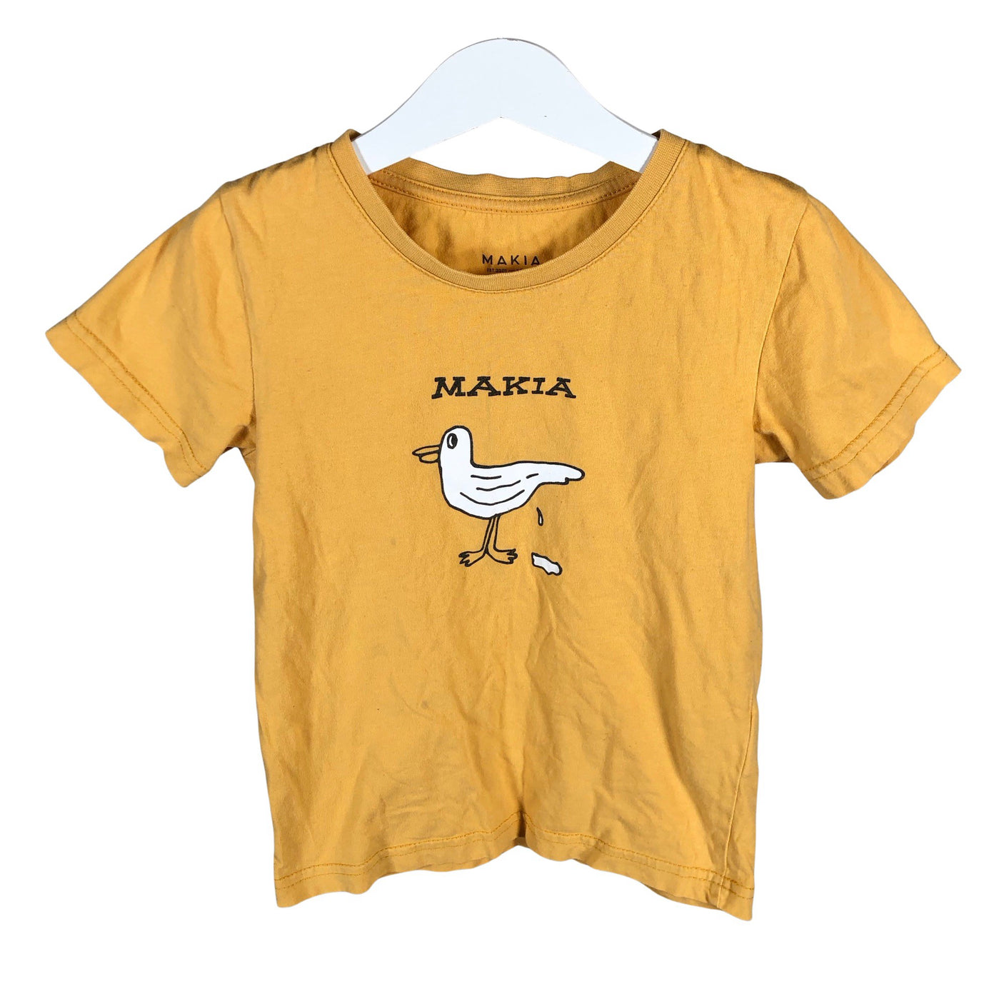 Unisex Makia - T-paita, koko 98 - 104 - Oranssi (1)