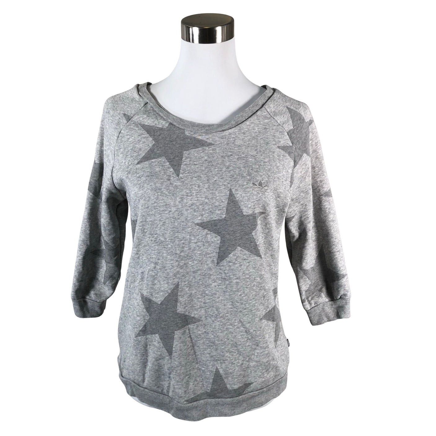 Naisten Adidas - Collegepaita, koko 40 - Harmaa (1)