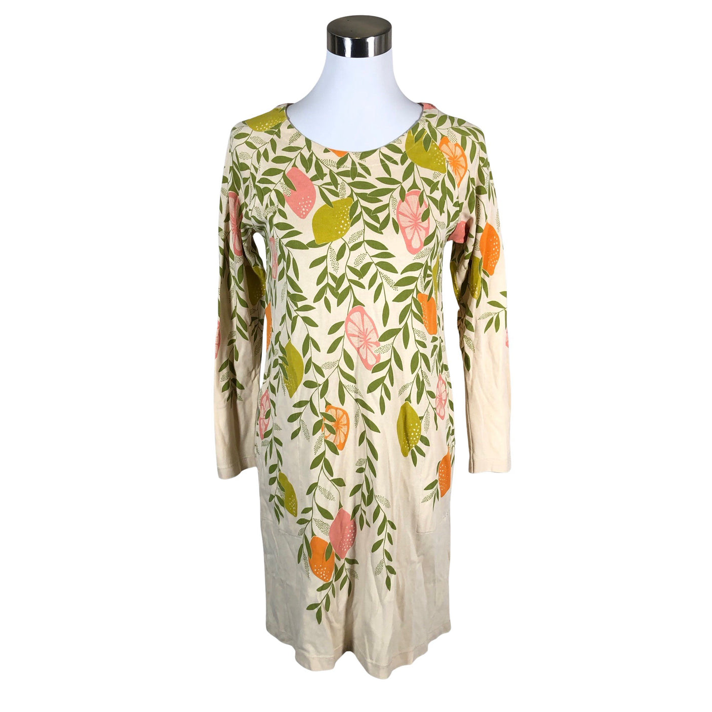 Naisten Gudrun Sjöden - Trikoomekko, koko 34 - Beige (1)