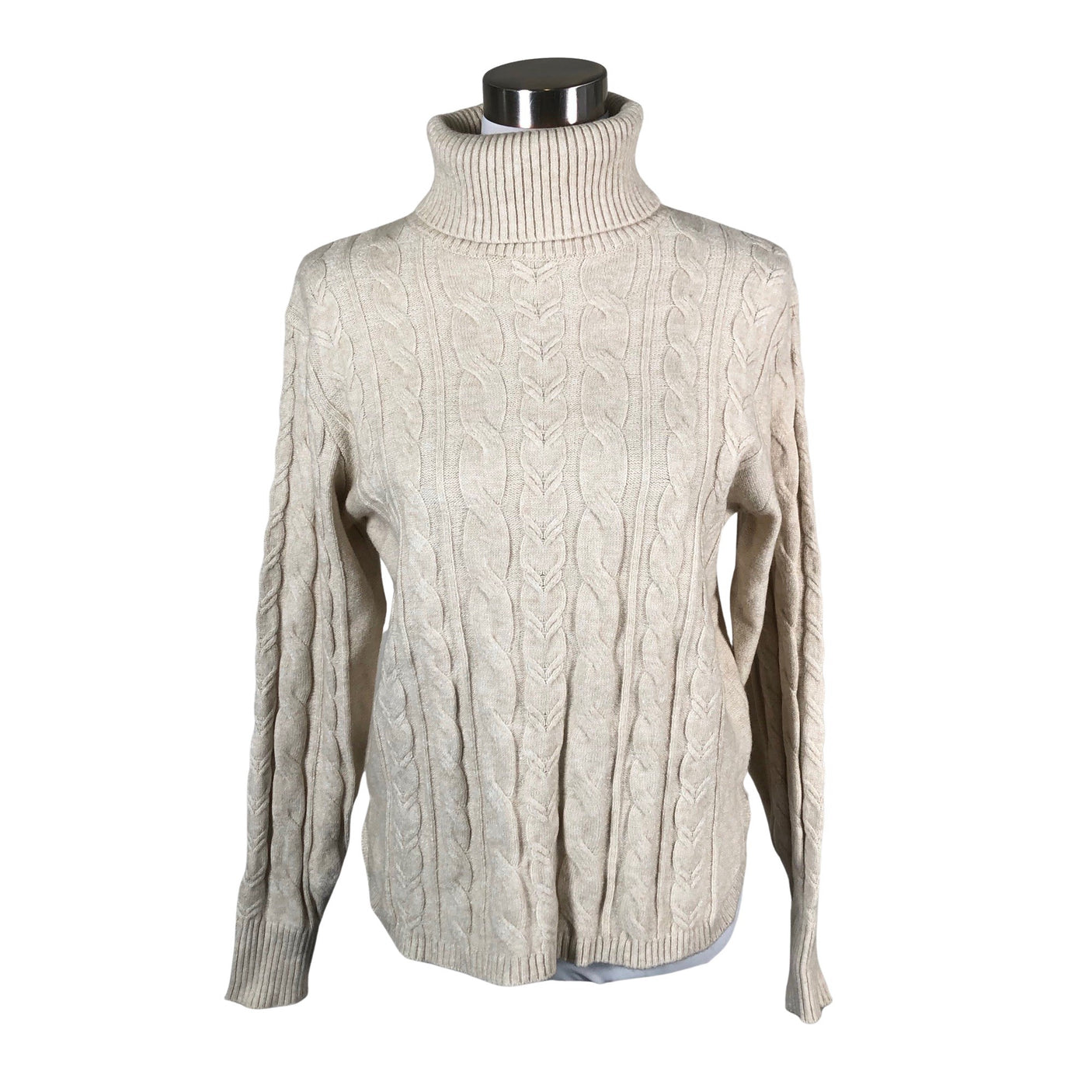 Naisten Free Quent - Neulepaita, koko 36 - Beige (1)