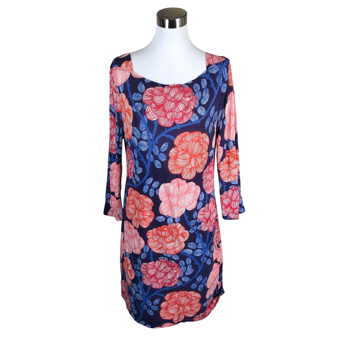 Naisten Marimekko - Trikoomekko, koko 36 - Sininen (1)