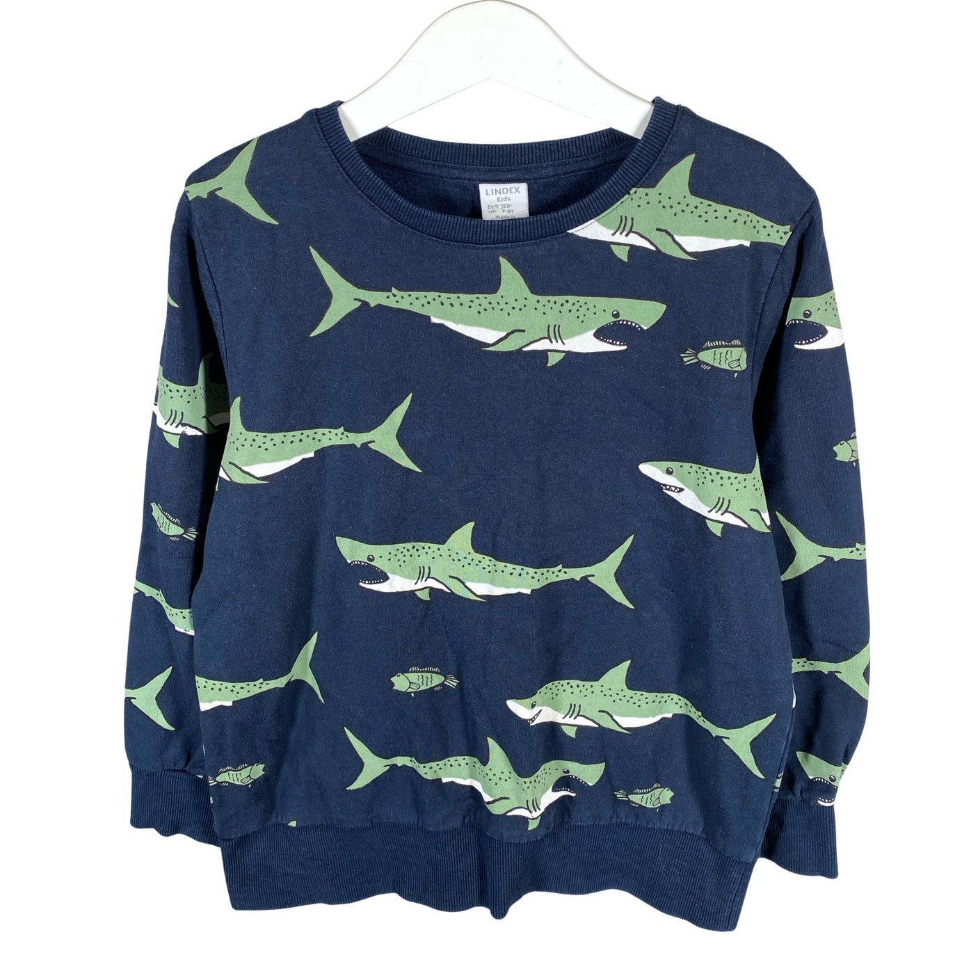 Unisex Lindex - Collegepaita, koko 122 - 128 - Sininen (1)