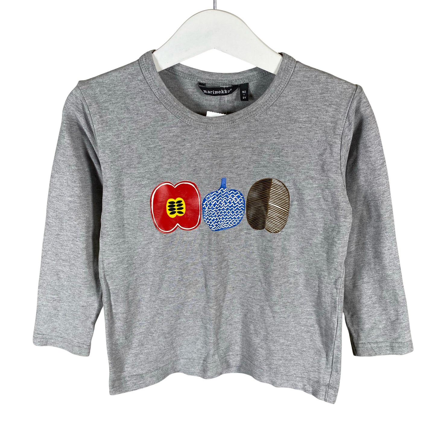 Unisex Marimekko - Trikoopaita, koko 134 - 140 - Harmaa (1)