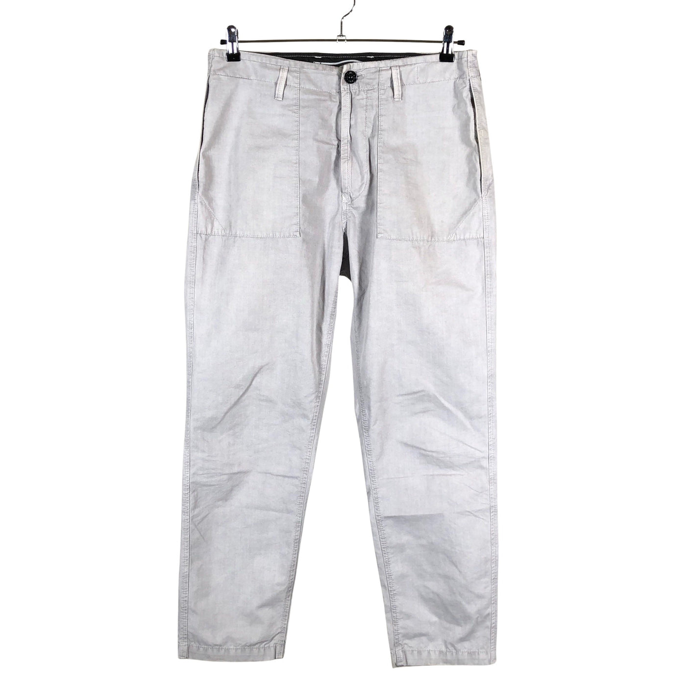 Miesten Stone Island - Kangashousut, koko W32 - Harmaa (1)