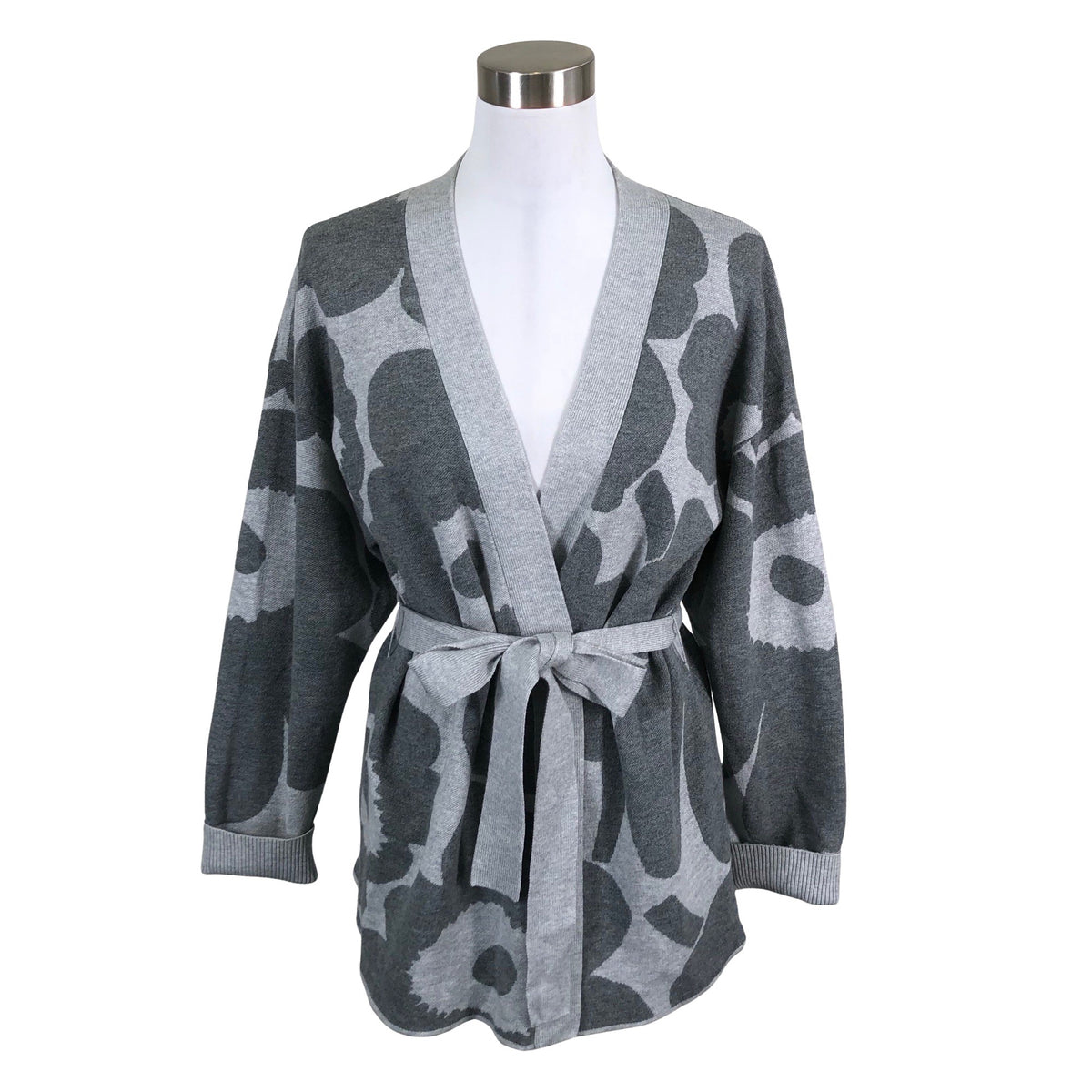 Naisten Marimekko - Neuletakki, koko 38 - Harmaa (1)
