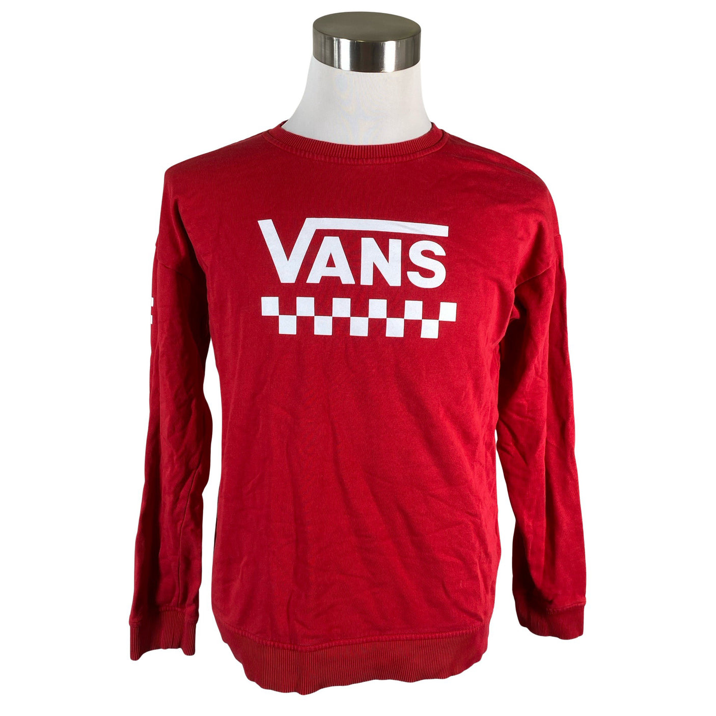 Naisten Vans - Collegepaita, koko 40 - Punainen (1)