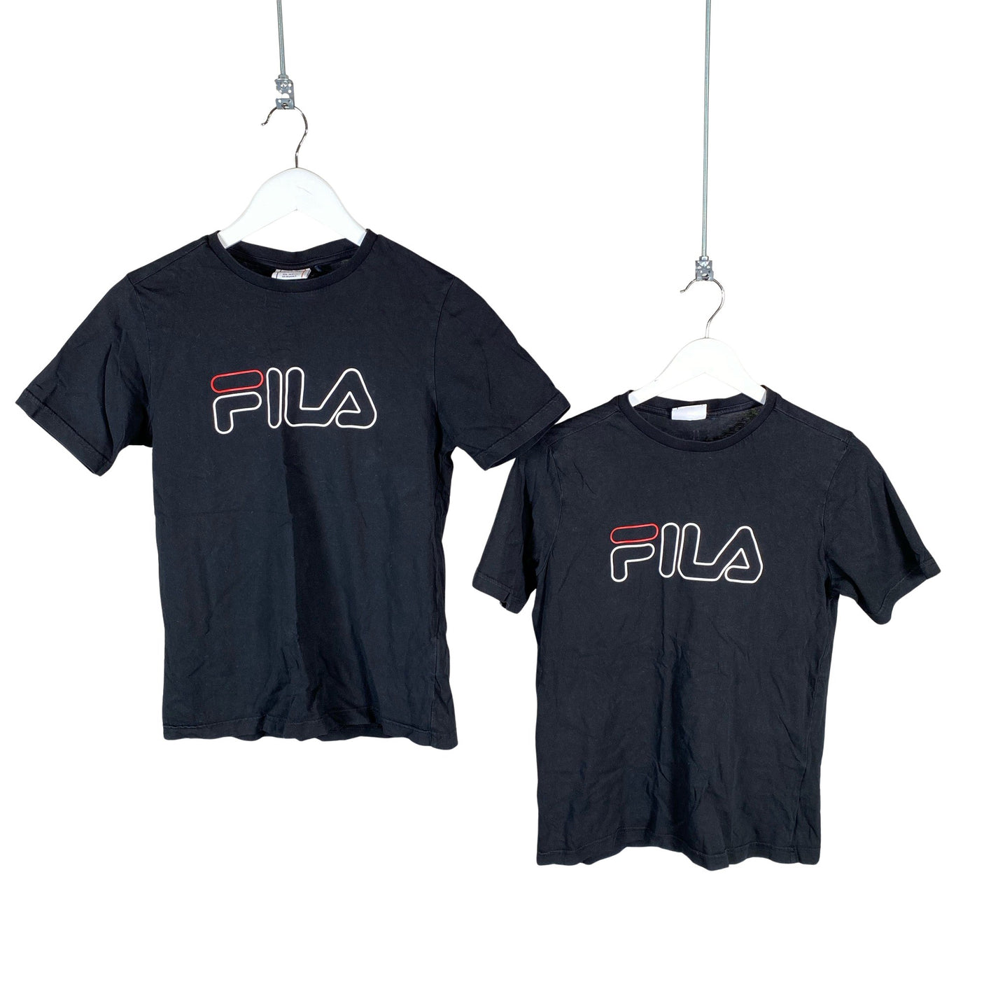 Unisex Fila - T-paita, koko 158 - 164 - Musta (1)