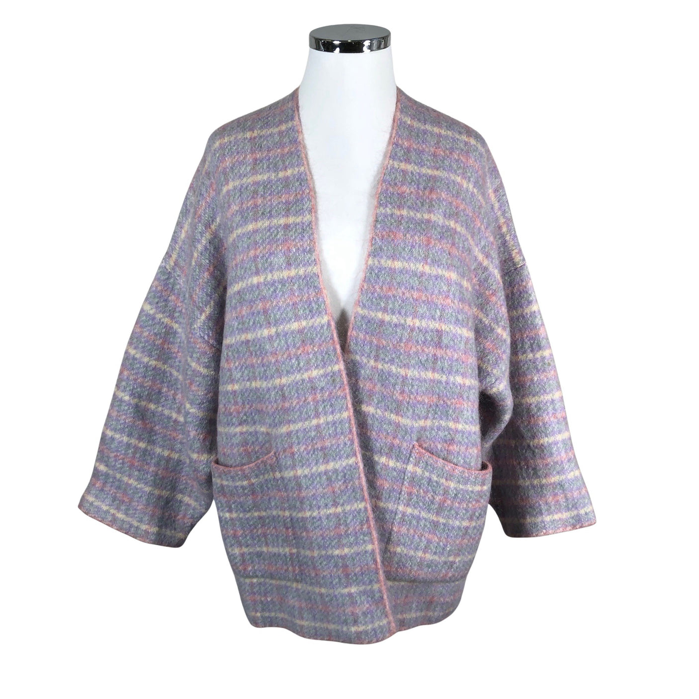 Naisten La Maille Parisienne - Neuletakki, koko 44 - Violetti (1)