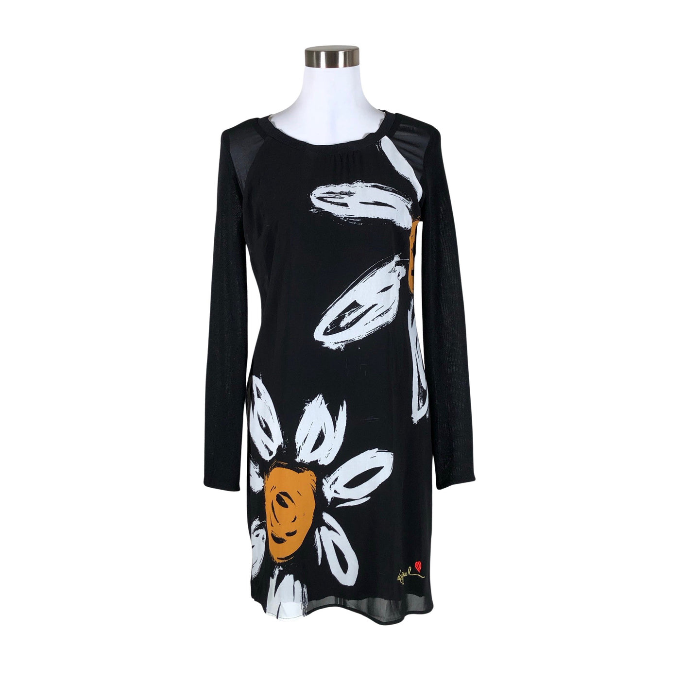 Naisten Desigual - Sifonkimekko, koko 38 - Musta (1)