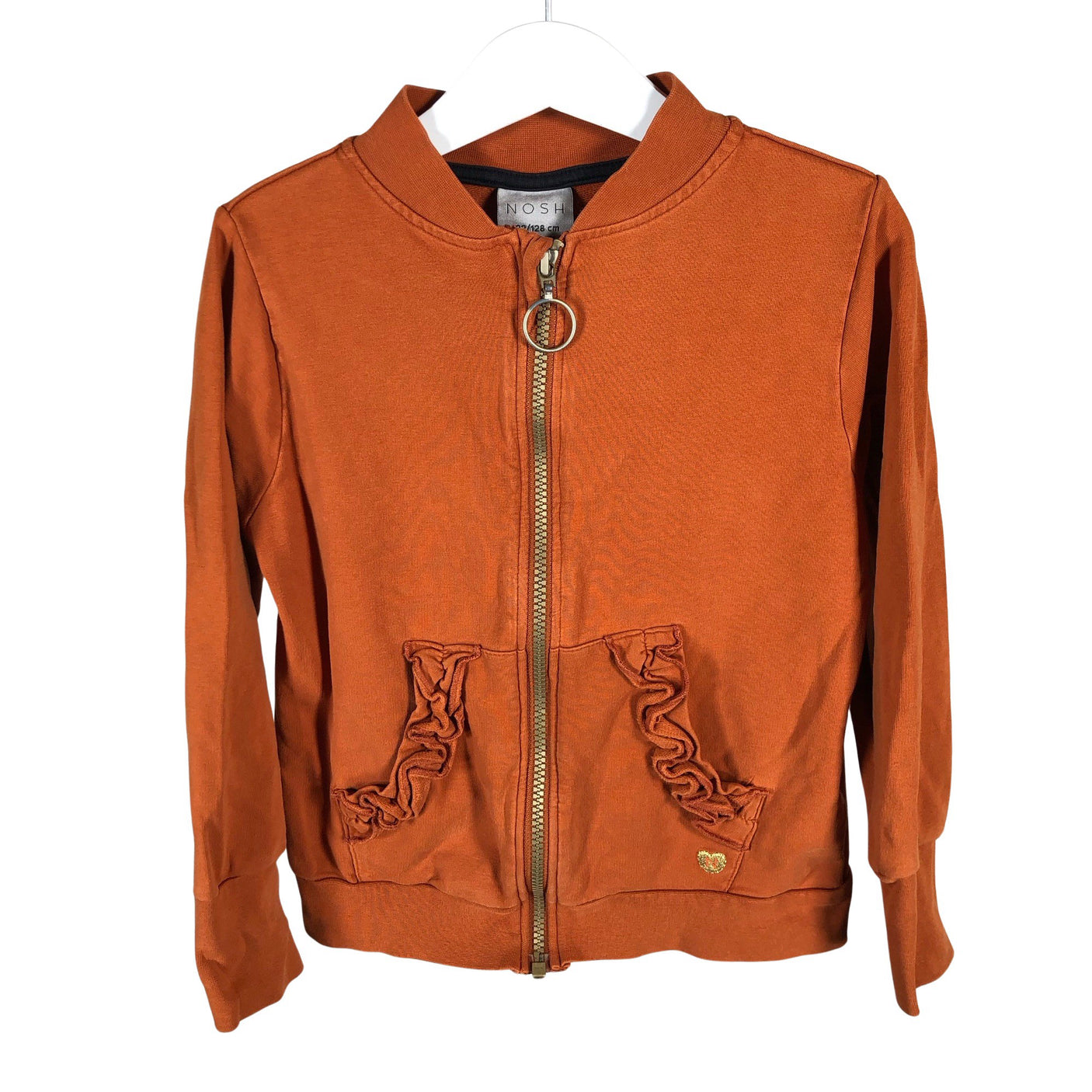 Tyttöjen NOSH - Svetari, koko 122 - 128 - Oranssi (1)