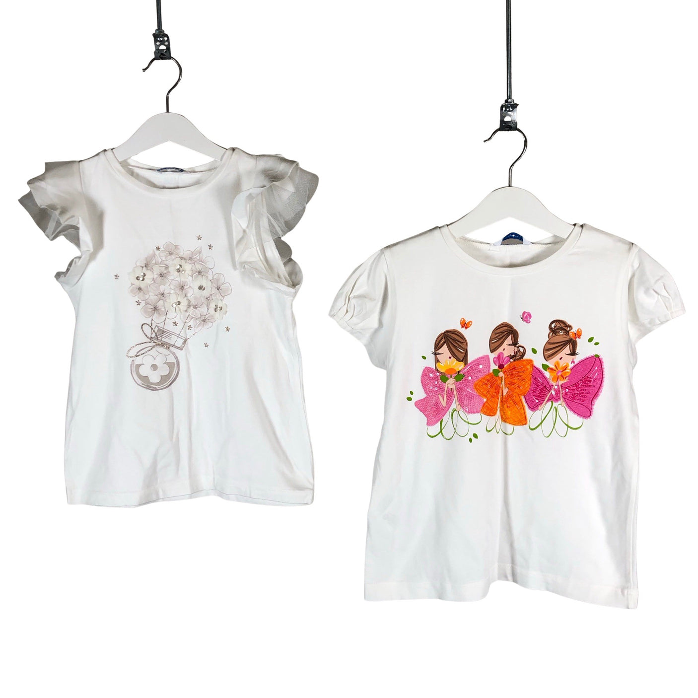 Unisex Mayoral - T-paita, koko 128 - 134 - Valkoinen (1)