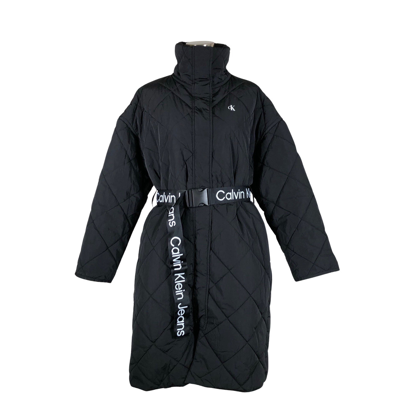 Naisten Calvin Klein - Kevyttoppatakki, koko 38 - Musta (1)