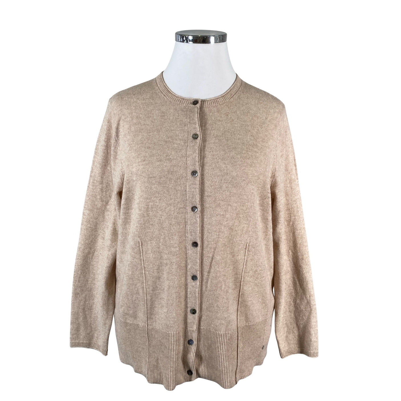 Naisten Gerry Weber - Neuletakki, koko 46 - Beige (1)
