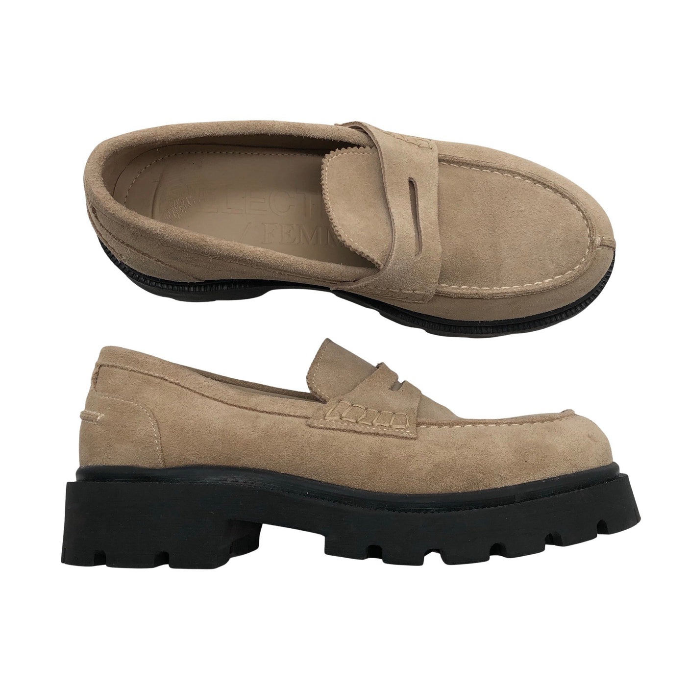Naisten Selected - Loaferit, koko 38 - Beige (1)