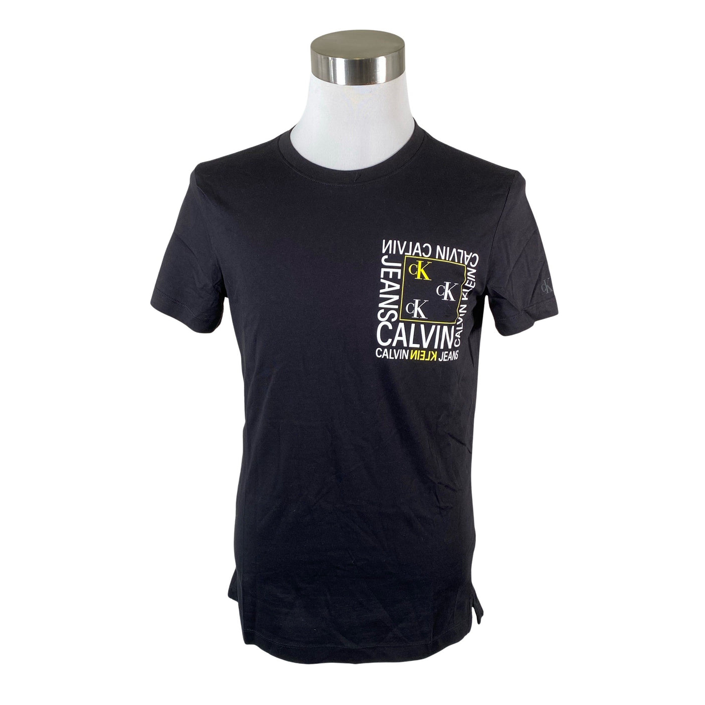Miesten Calvin Klein Jeans - T-paita, koko L - Musta (1)