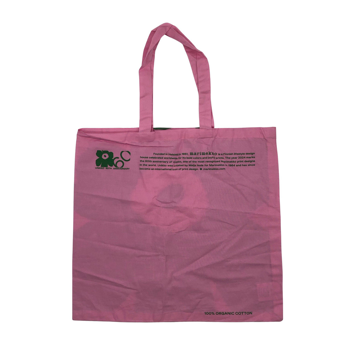 Naisten Marimekko - Ostoskassi, koko Maxi - Pinkki (2)