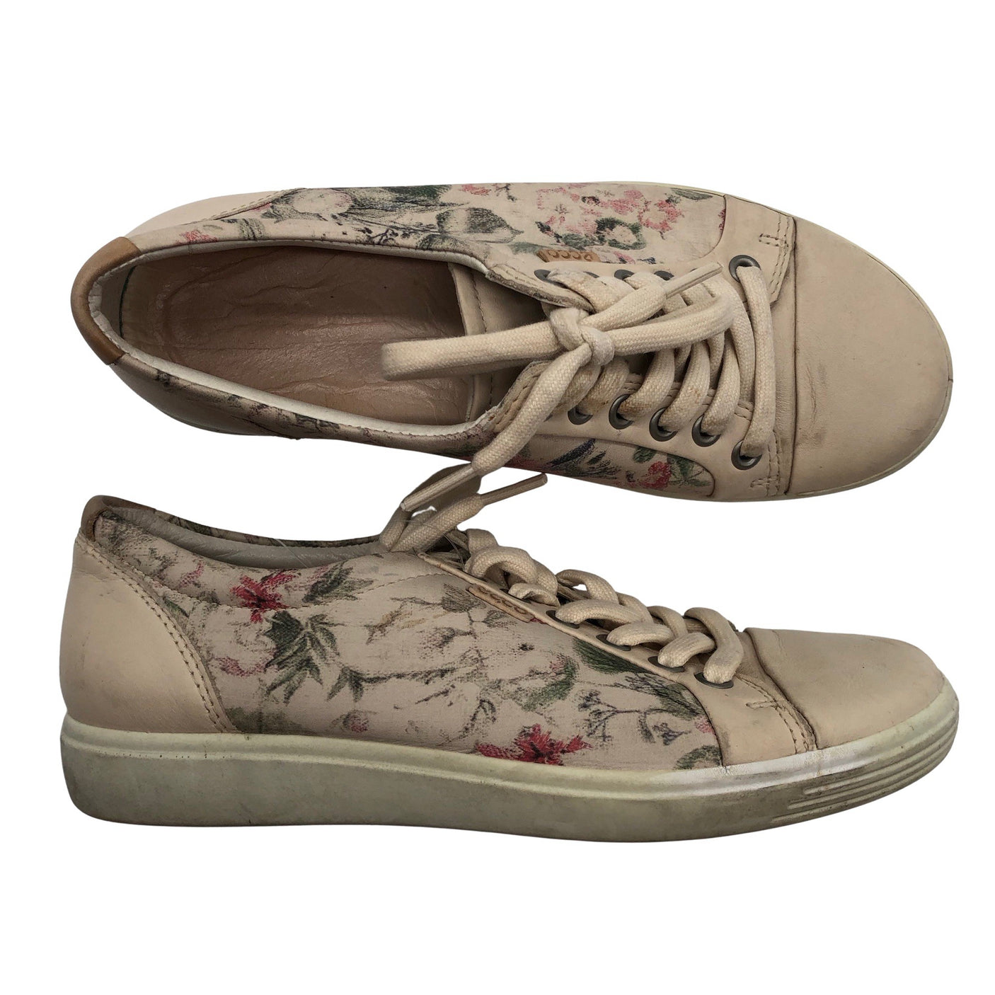 Naisten Ecco - Tennarit, koko 37 - Beige (1)