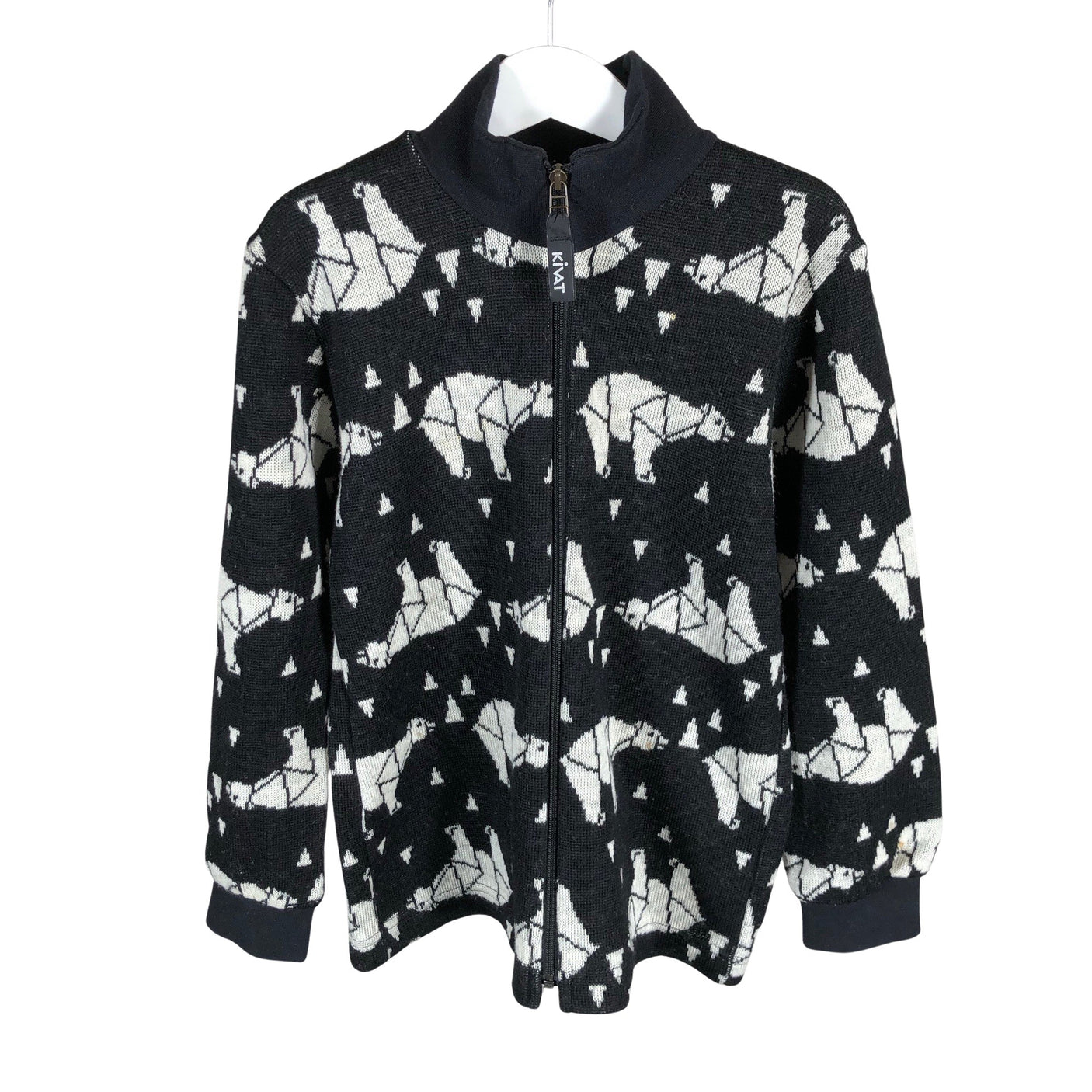 Unisex NOSH - Neuletakki, koko 128 - 134 - Musta (1)