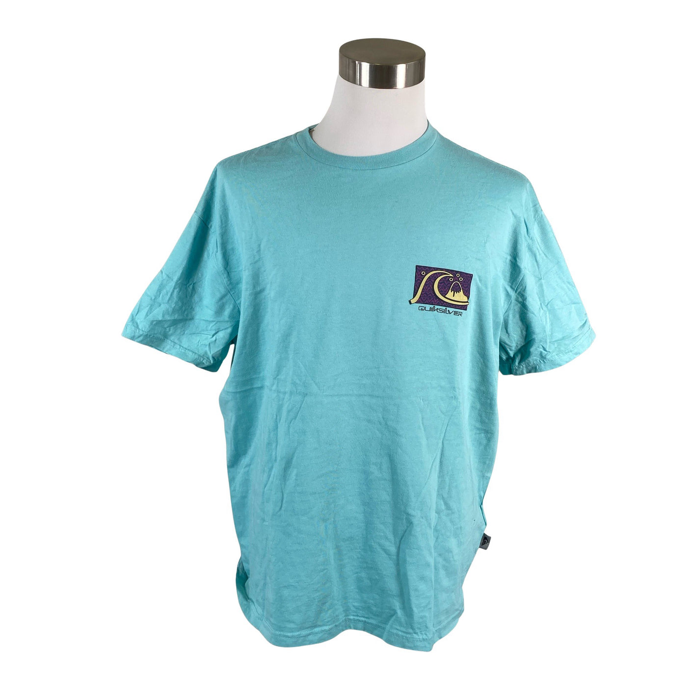 Miesten Quiksilver - T-paita, koko L - Turkoosi (1)