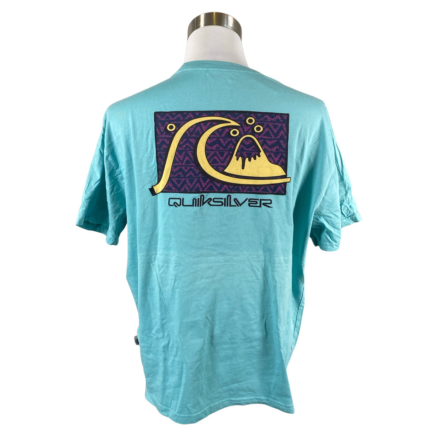 Miesten Quiksilver - T-paita, koko L - Turkoosi (2)