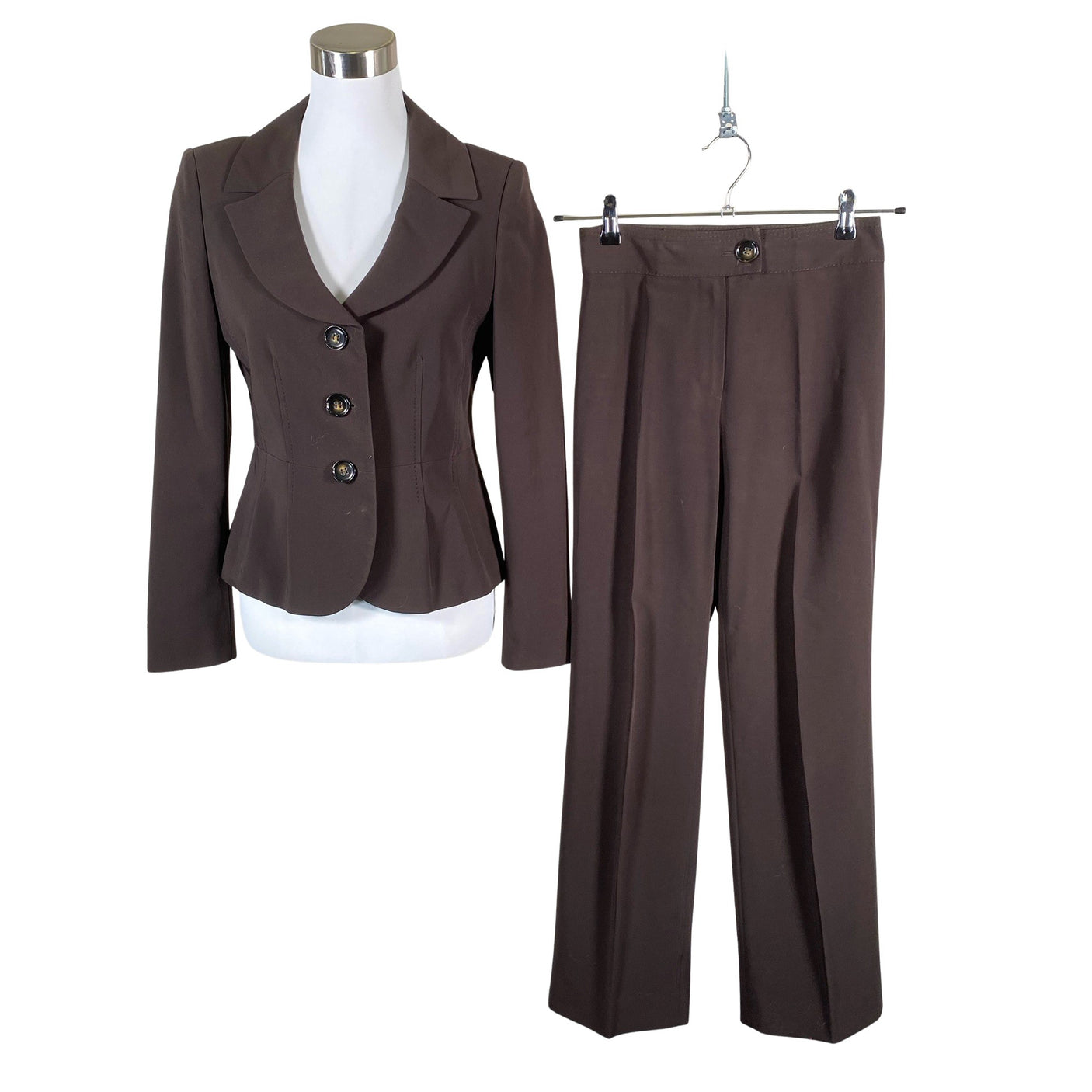 Naisten Gerry Weber - Jakkupuku, koko 36 - Ruskea (1)