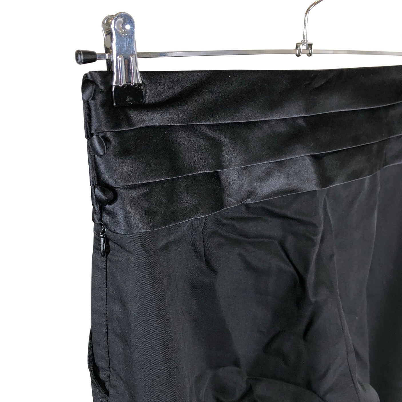 Naisten Pink Tartan - Suorat housut, koko 38 - Musta (3)