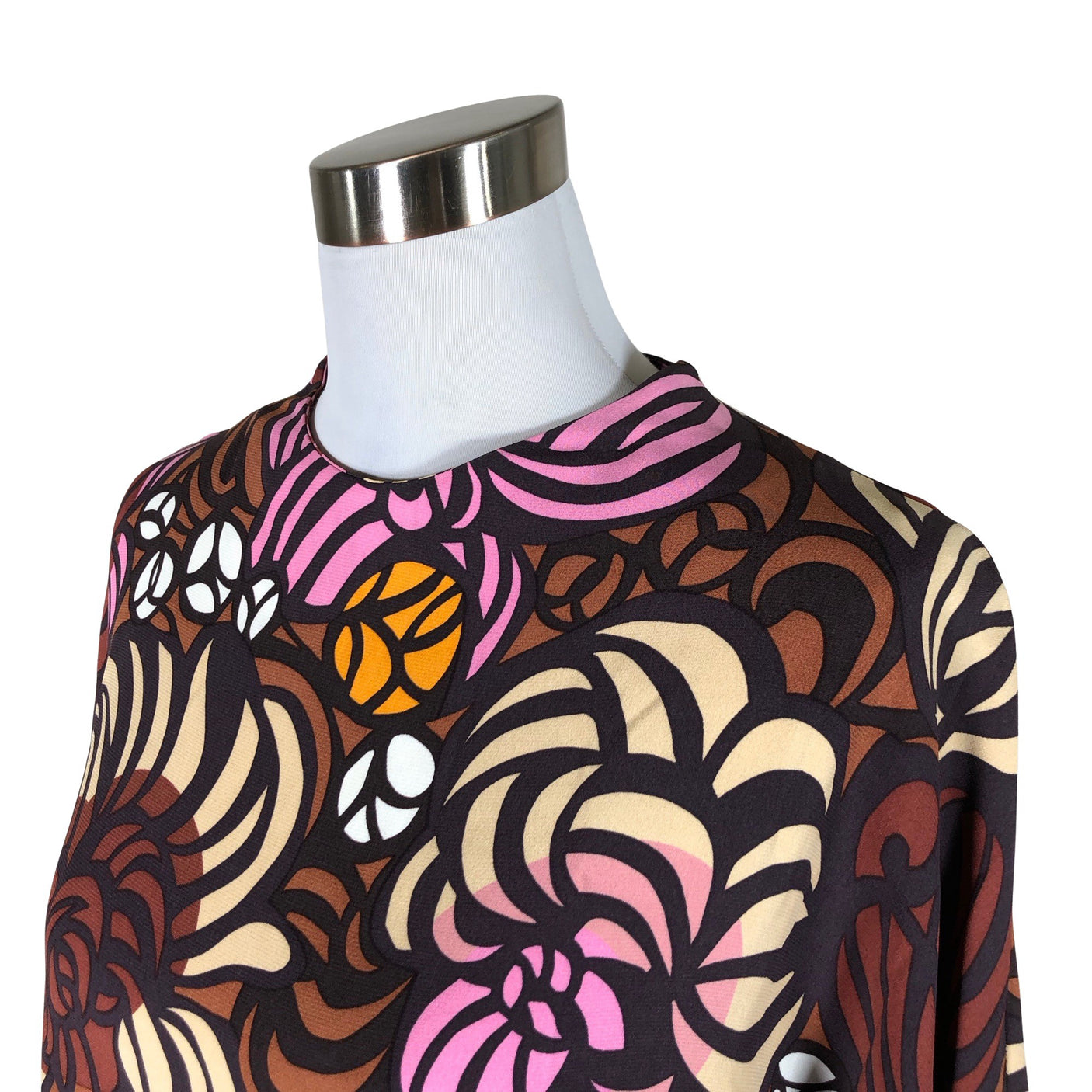 Naisten Marimekko - Sifonkimekko, koko 38 - Viininpunainen (3)