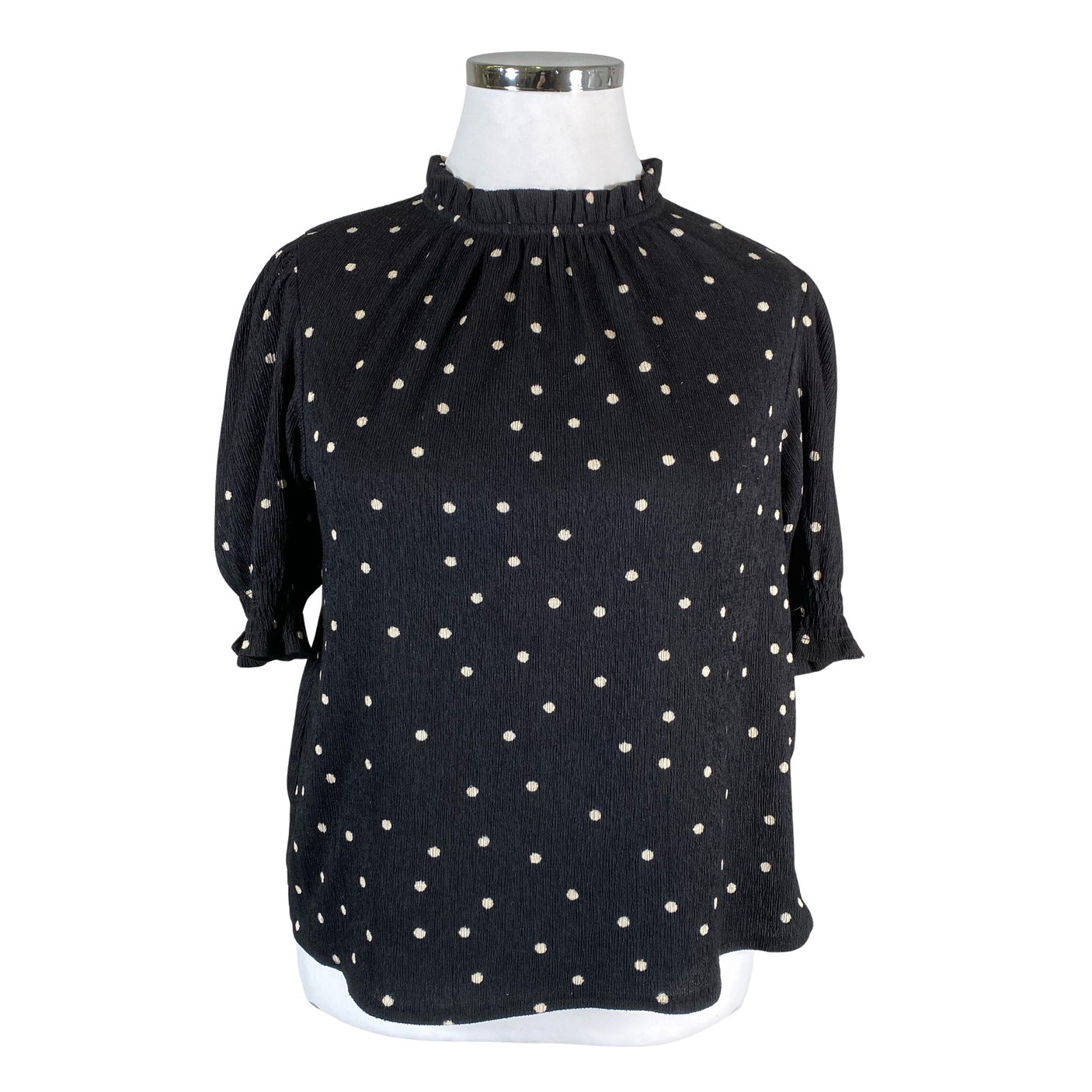 Naisten Holly & Whyte by Lindex - Lyhythihainen pusero, koko 44 - Musta (1)